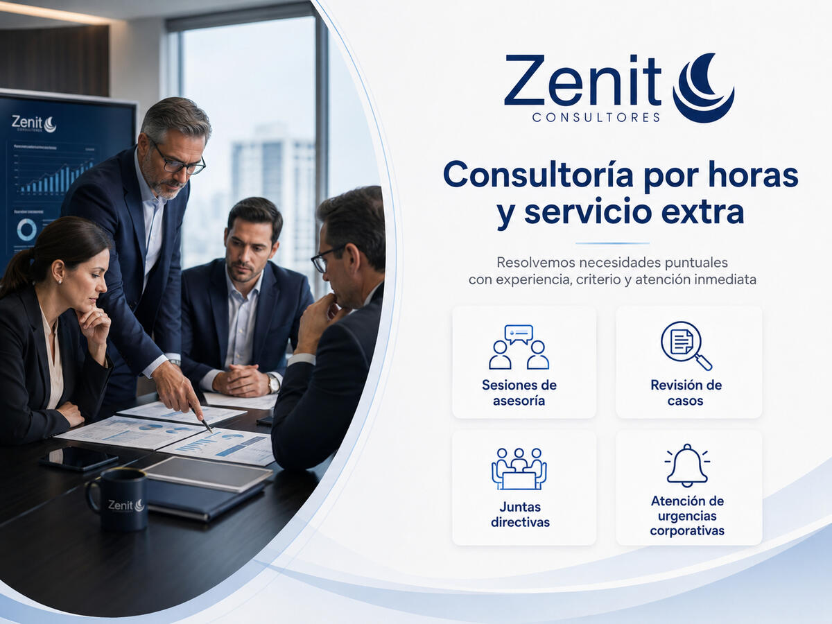 Consultoría por horas y servicios extras